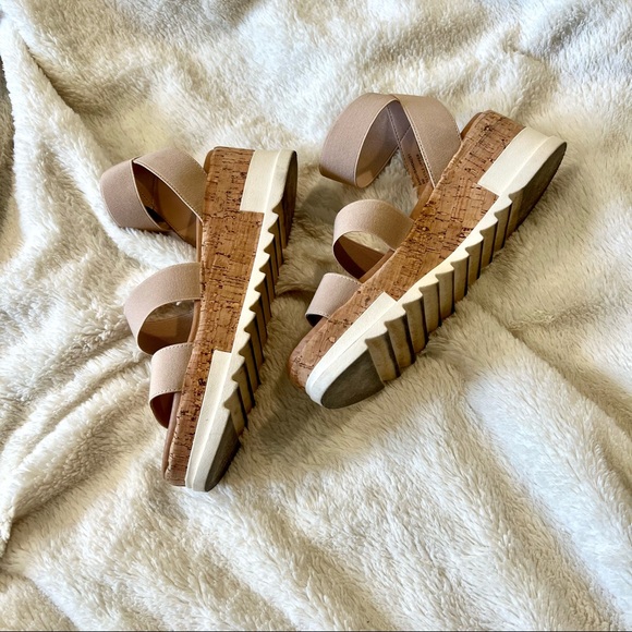 🚨 SOLD 🚨 Bandi Ankle Strap Wedge Sandal - Steve Madden - Tan - 8 - Picture 15 of 15
